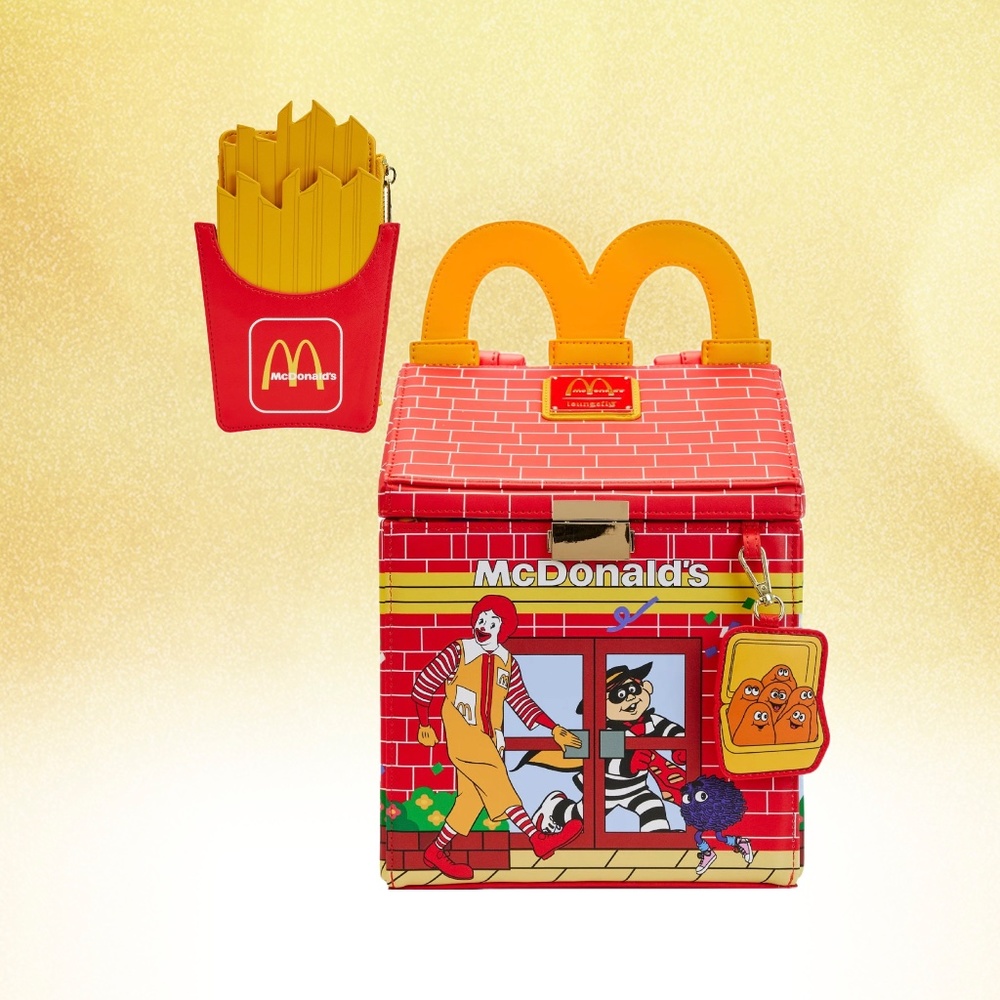 Loungefly Red and Yellow McDonald's Backpack
